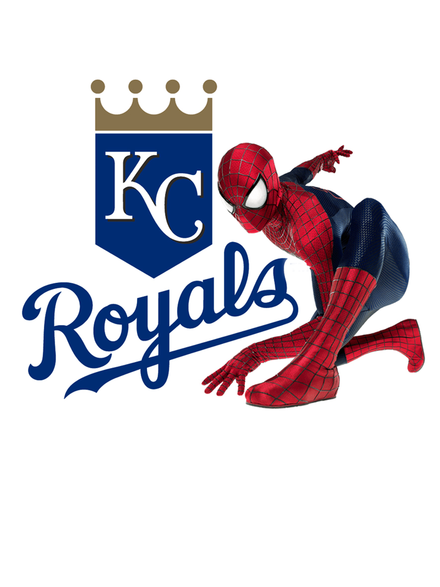 Kansas City Royals Spider Man Logo vinyl decal